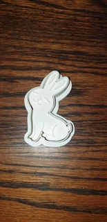 tavşan kurabiye kesici yiyecekler 3d print model - Mito3D
