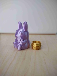 bunny easter egg flower Myths 3d print model - Mito3D