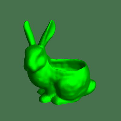 conejito plantador 3d modelos descargar crealidad nube tazas 3d print model - Mito3D