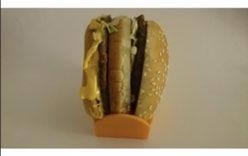 Burger titulaire soutien nourriture 3d print model - Mito3D