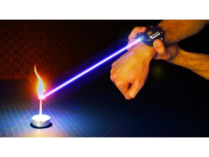 burning wrist laser - iron man 007 james bond inspired Tools 3d print model - Mito3D