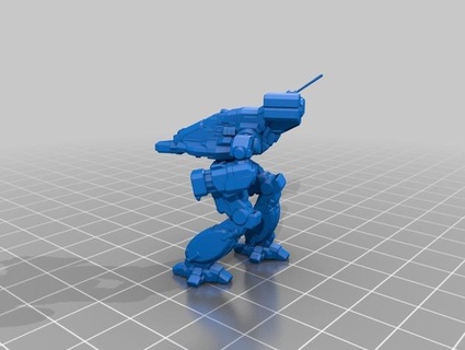 Bushwacker mech mechwarrior giocattoli Giochi 3d print model - Mito3D