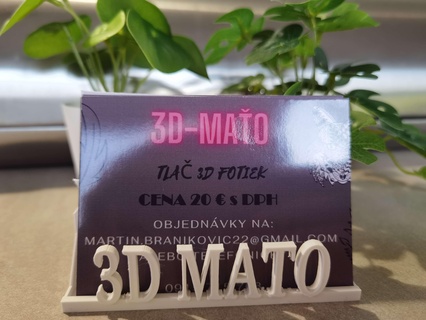 negócio cartão prateleira casa 3d print model - Mito3D