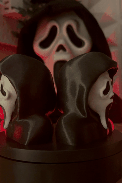 buste scream bust ghostface 3d models download creality cloud characters 3d print model - Mito3D