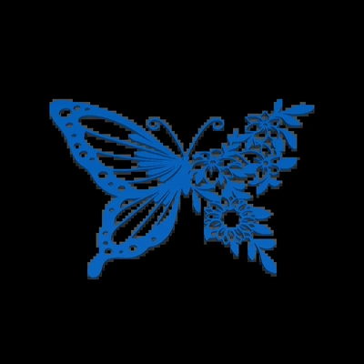 butterfly 3d models download creality cloud 3d print model - Mito3D