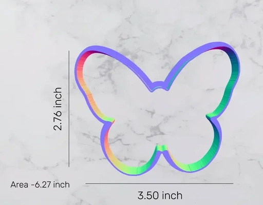 papillon biscuit coupeur 3d modèles télécharger créalité nuage 3d print model - Mito3D