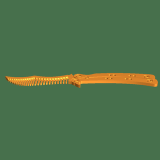 butterfly knife comb Others 3d print model - Mito3D