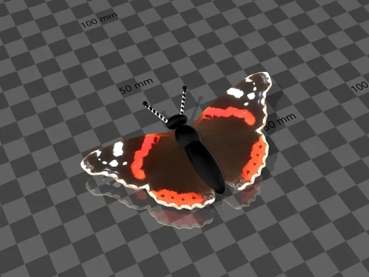 schmetterling schmetterling 3d modelle download realität wolke 3d print model - Mito3D