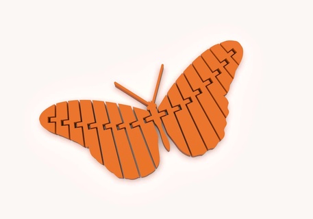borboleta insetos 3d print model - Mito3D
