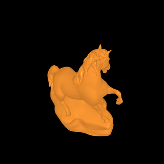 caballo animales 3d print model - Mito3D