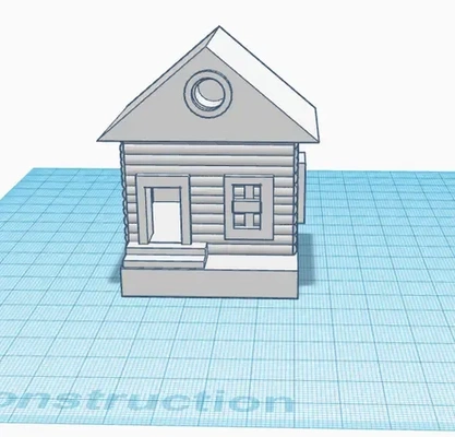 cabane maison 3d modèles télécharger créalité nuage 3d print model - Mito3D