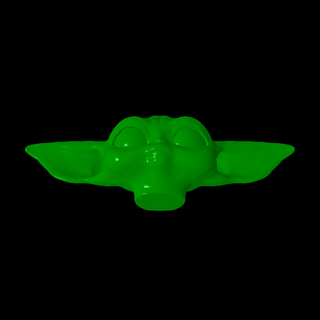 Cabeza Yoda karakterler 3d print model - Mito3D