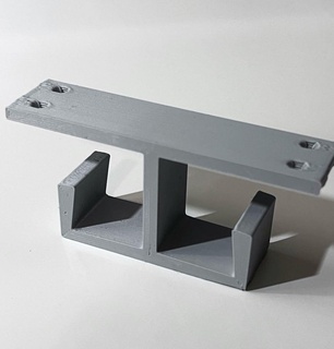 Kabel doppelt Halter Unterstützung Tabelle Schreibtisch 3d Modelle download Realität Wolke 3d print model - Mito3D
