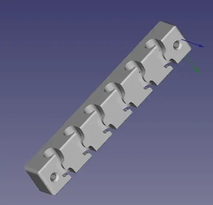 câble organisateur 3d modèles télécharger créalité nuage 3d print model - Mito3D