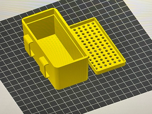 caja paraca carnada pesca 3d modelos descargar crealidad nube 3d print model - Mito3D