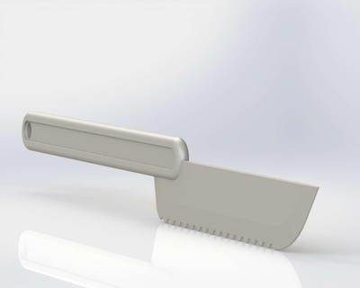 torta coltello officina utensili 3d print model - Mito3D