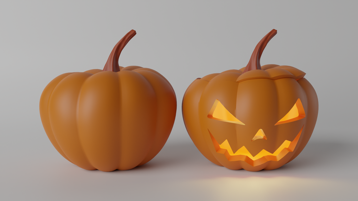 calabaza - pumpkin halloween 3d models download creality cloud 3d print model - Mito3D