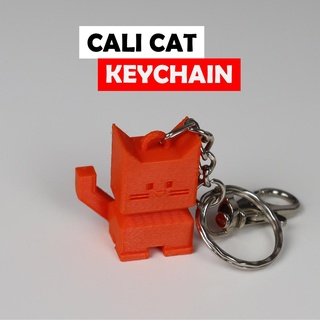cali kedi anahtarlık diğerleri 3d print model - Mito3D