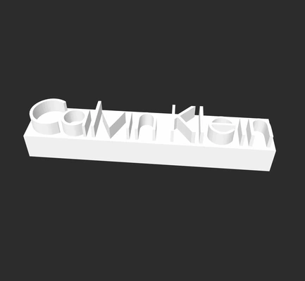 calvin klein logo 3d models download creality cloud 3d print model - Mito3D