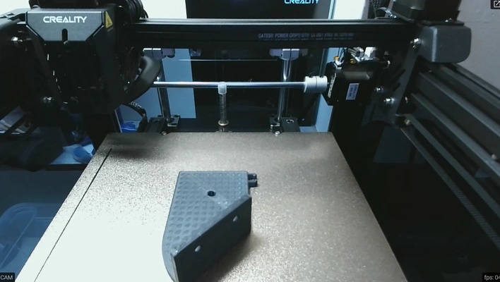 cámara montar riel superior of ender 5 s1 3d modelos descargar crealidad nube impresoras 3d print model - Mito3D
