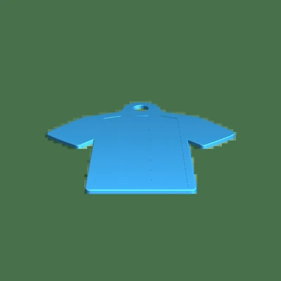 camiseta futbol 3d models download creality cloud 3d print model - Mito3D