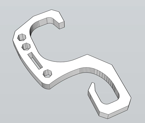 camping hook v2 3d models download creality cloud 3d print model - Mito3D