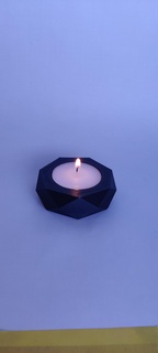 candela titolare supporto illuminazione 3d print model - Mito3D