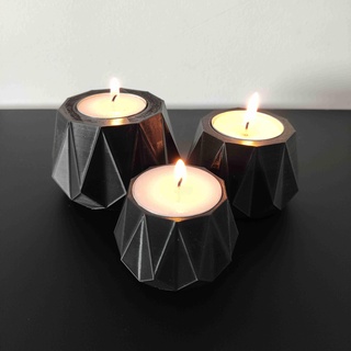 Kerze Halter Unterstützung 3 Teile Zuhause Haus Dekor 3d print model - Mito3D