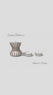 Kerze Halter Unterstützung 41 Zuhause Haus Dekor 3d print model - Mito3D