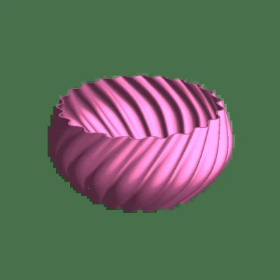 candy bowl 3d models download creality cloud 3d print model - Mito3D