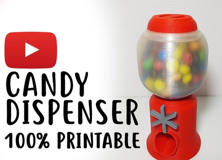 candy dispenser 100 printed Cups & Mugs 3d print model - Mito3D
