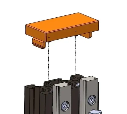 boné 2040 v slot 3d modelos baixar crialidade nuvem 3d print model - Mito3D