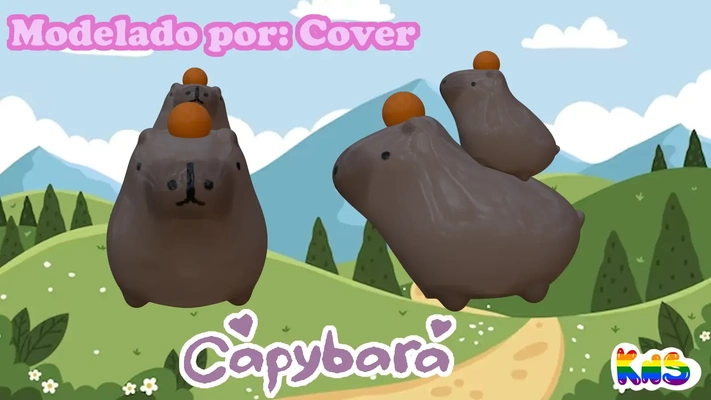 capibara by cover 3d models download creality cloud 3d print model - Mito3D