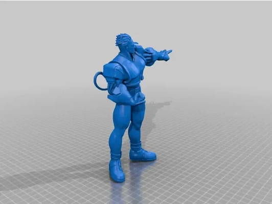 captain commando 3d models download creality cloud 3d print model - Mito3D