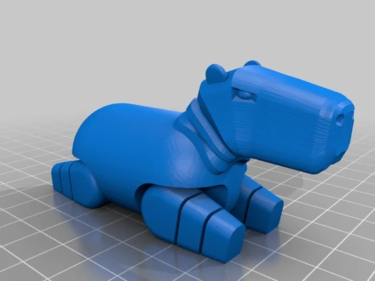 capibara 3d modelos descargar crealidad nube 3d print model - Mito3D