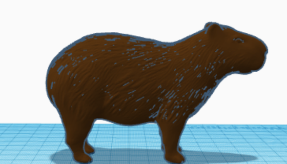 Capybara 3d print model - Mito3D