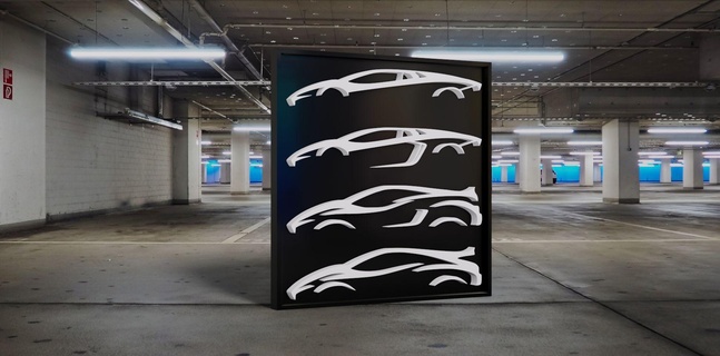 car silhouet Household 3d print model - Mito3D