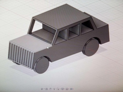 carro v1 brinquedo carros 3d print model - Mito3D