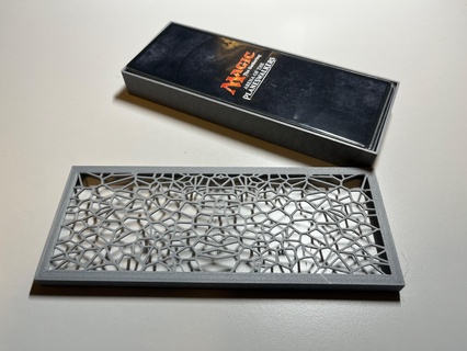 carte espace rangement boîte double norme Taille cartes 63x176mm outils 3d print model - Mito3D