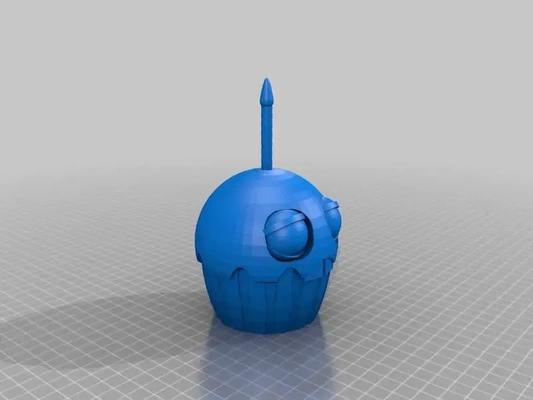 carl cupcake fnaf 3d models download creality cloud 3d print model - Mito3D