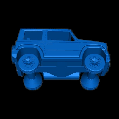 carro jimny 3d modelos descargar crealidad nube 3d print model - Mito3D