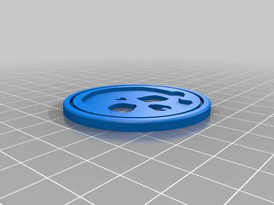 cráneo moneda 3d modelos descargar crealidad nube 3d print model - Mito3D