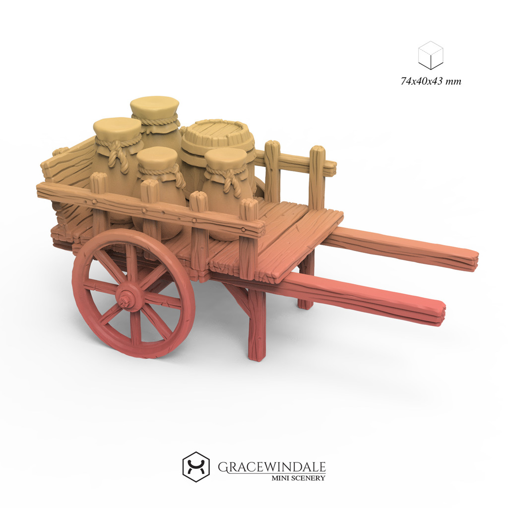 carrello merce 3D print model - Mito3D