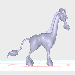 desenho animado cavalo mamífero 3d print model - Mito3D