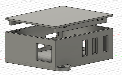 caso funda frambuesa pi cubo usb ethernet artilugio electrónica 3d print model - Mito3D