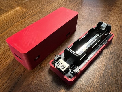 caso funda wemos 18650 litio batería expansión tablero v3 3d print model - Mito3D