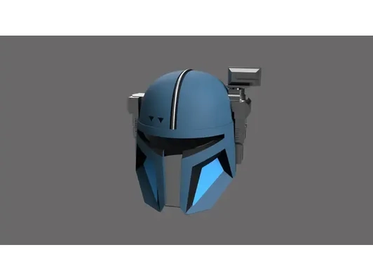 casque paz mandalorien 3d modelos descargar crealidad nube 3d print model - Mito3D