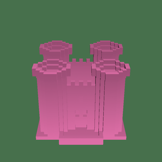 castillo arquitectura paisaje 3d print model - Mito3D