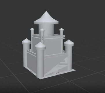 castello sculture culturale reliquie 3d print model - Mito3D