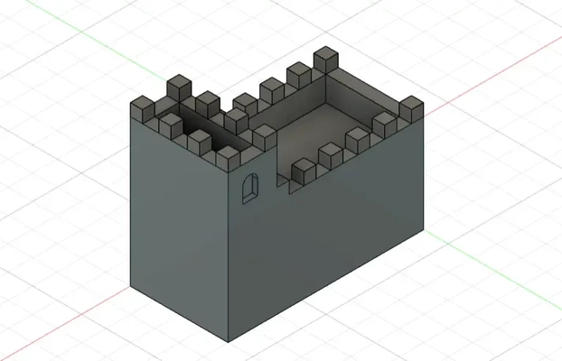 château chateau fort 3d modèles télécharger créalité nuage 3d print model - Mito3D